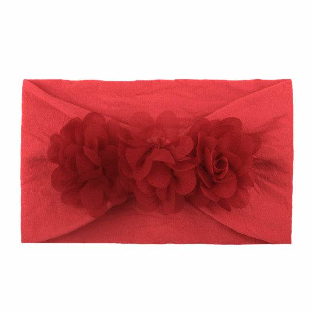 Bentita lata pentru fetite cu floricele aplicate Atelieru' lui Mesterica | Jucarii, haine si incaltaminte pentru copii