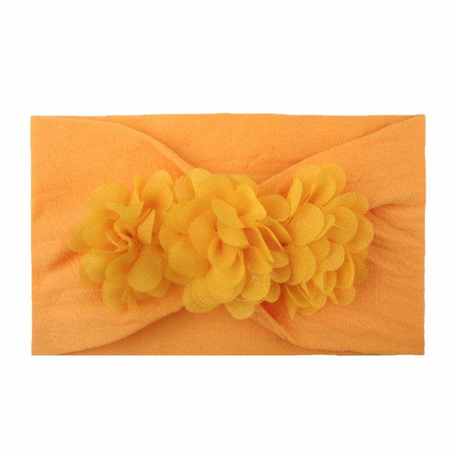 Bentita lata pentru fetite cu floricele aplicate Atelieru' lui Mesterica | Jucarii, haine si incaltaminte pentru copii