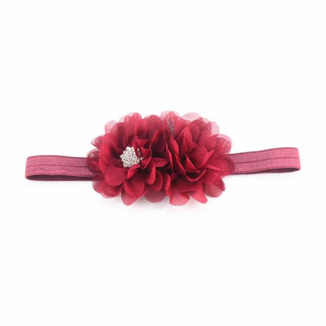 Bentita pentru fetite - Doua floricele cu strasuri Atelieru' lui Mesterica | Jucarii, haine si incaltaminte pentru copii
