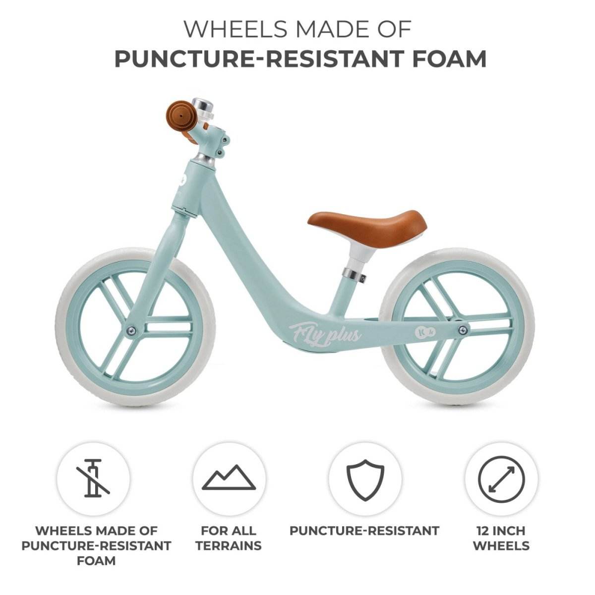BICICLETA DE ECHILIBRU KINDERKRAFT FLY PLUS, BABY BLUE Atelieru' lui Mesterica | Jucarii, haine si incaltaminte pentru copii