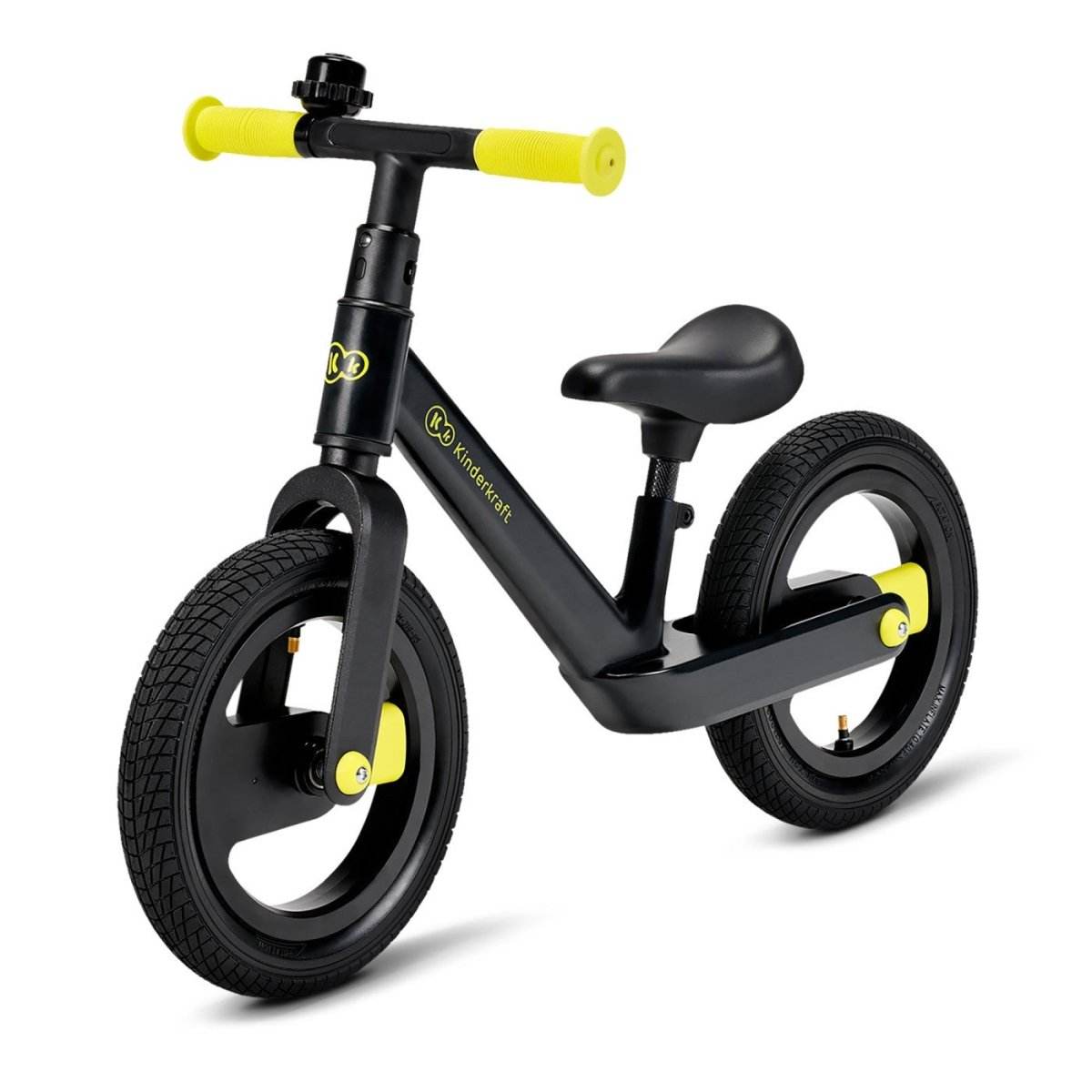 BICICLETA DE ECHILIBRU KINDERKRAFT GOSWIFT, BLACK - Atelieru' lui Mesterica