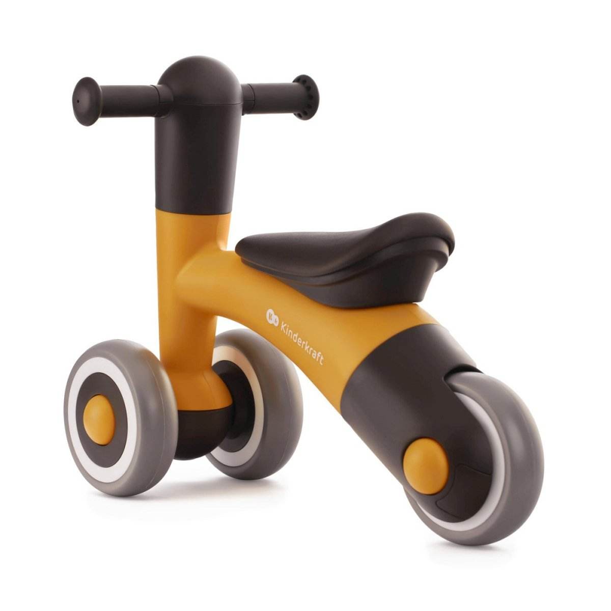 BICICLETA DE ECHILIBRU KINDERKRAFT MINIBI, HONEY YELLOW - Atelieru' lui Mesterica