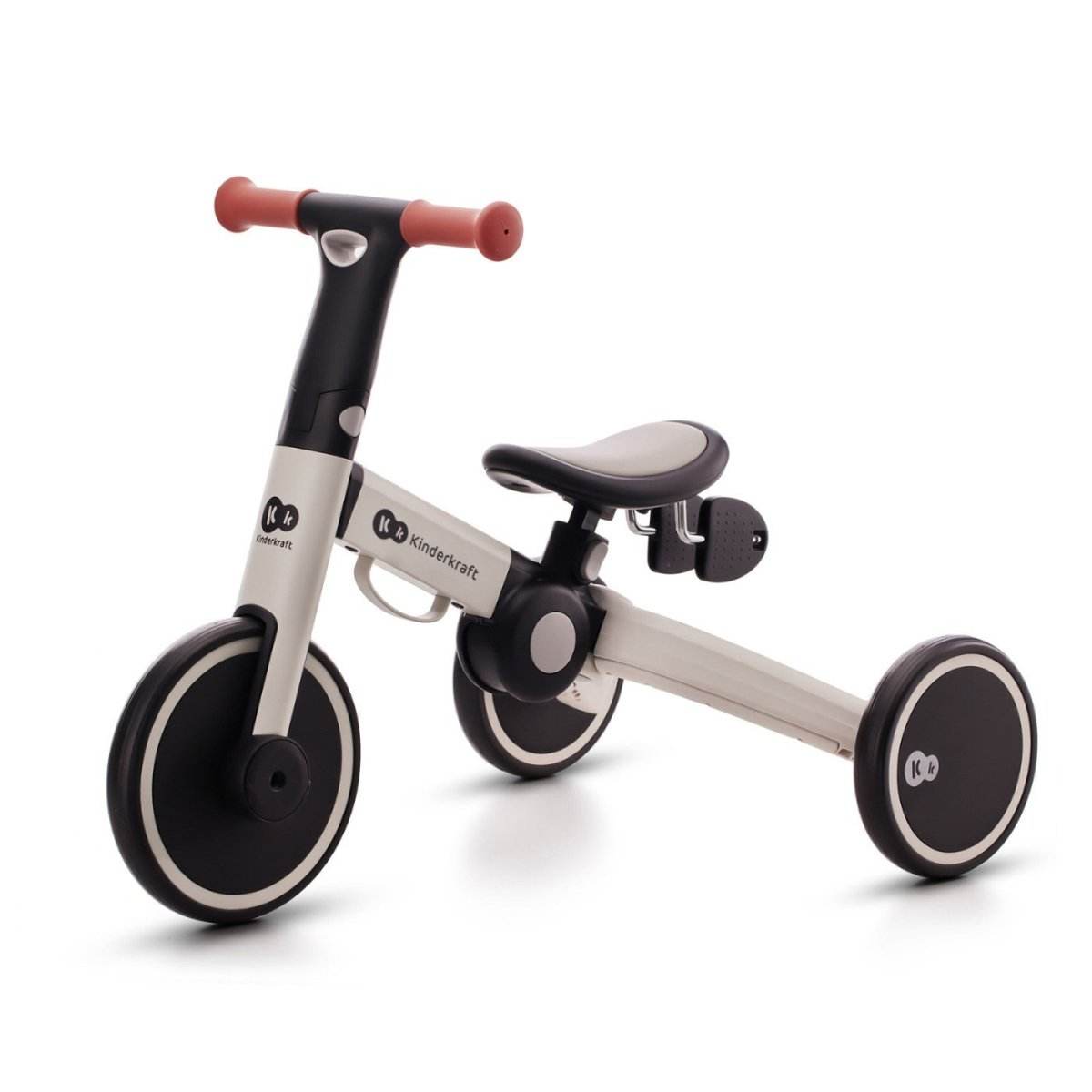 BICICLETA DE ECHILIBRU / TRICICLETA KINDERKRAFT 4TRIKE, SILVER GREY Atelieru' lui Mesterica | Jucarii, haine si incaltaminte pentru copii