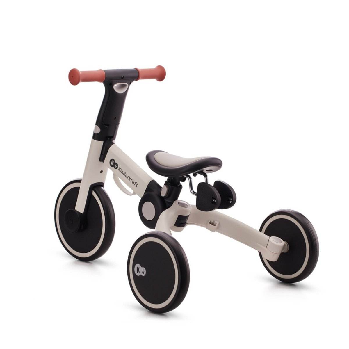 BICICLETA DE ECHILIBRU / TRICICLETA KINDERKRAFT 4TRIKE, SILVER GREY Atelieru' lui Mesterica | Jucarii, haine si incaltaminte pentru copii