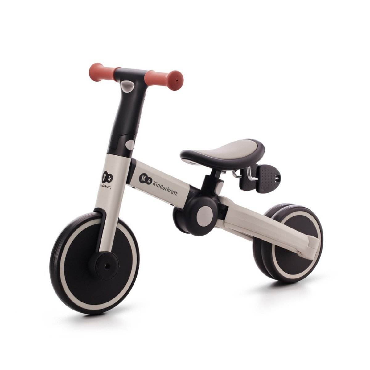 BICICLETA DE ECHILIBRU / TRICICLETA KINDERKRAFT 4TRIKE, SILVER GREY Atelieru' lui Mesterica | Jucarii, haine si incaltaminte pentru copii