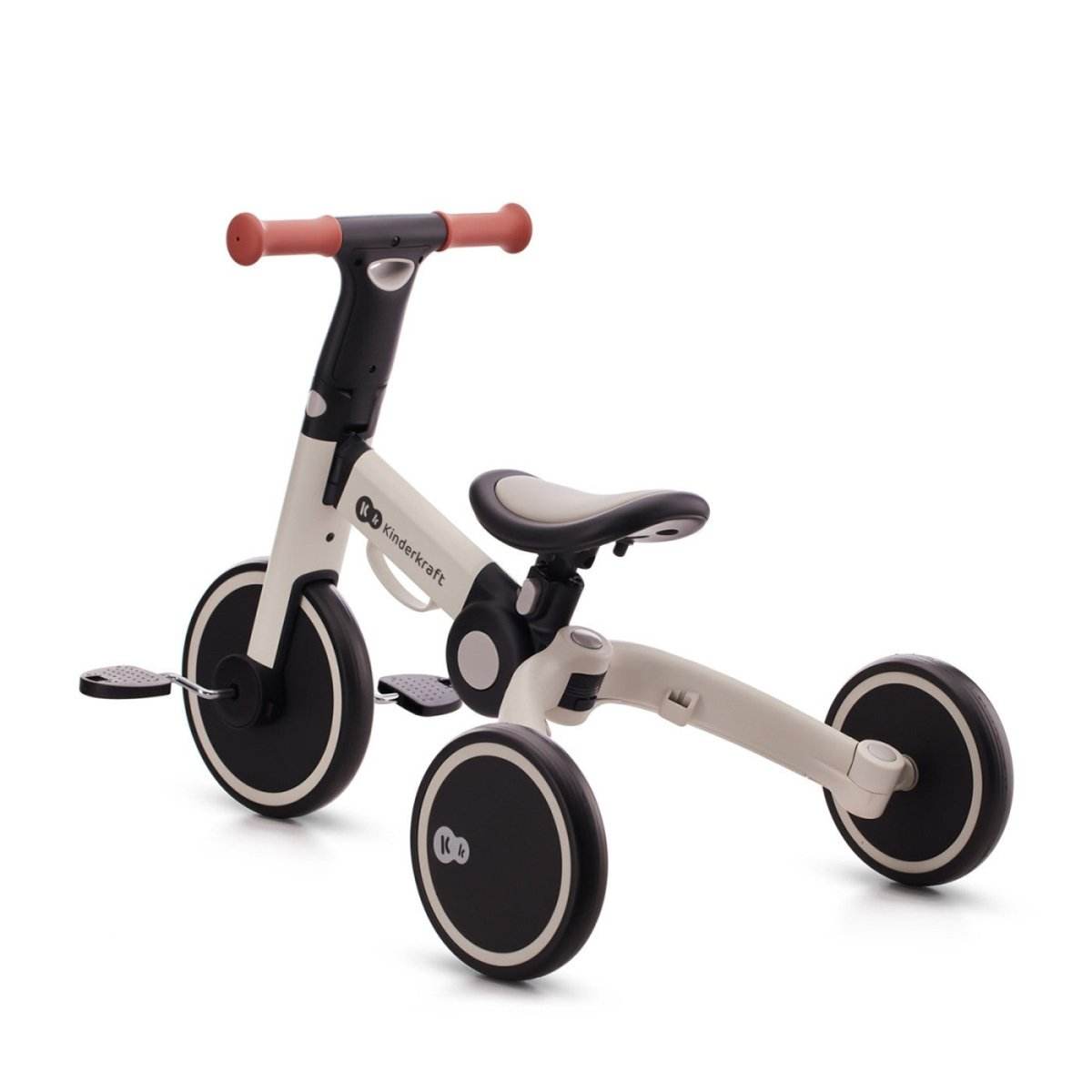 BICICLETA DE ECHILIBRU / TRICICLETA KINDERKRAFT 4TRIKE, SILVER GREY Atelieru' lui Mesterica | Jucarii, haine si incaltaminte pentru copii