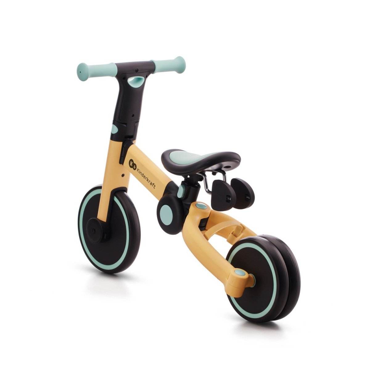 BICICLETA DE ECHILIBRU / TRICICLETA KINDERKRAFT 4TRIKE, SUNFLOWER BLUE - Atelieru' lui Mesterica