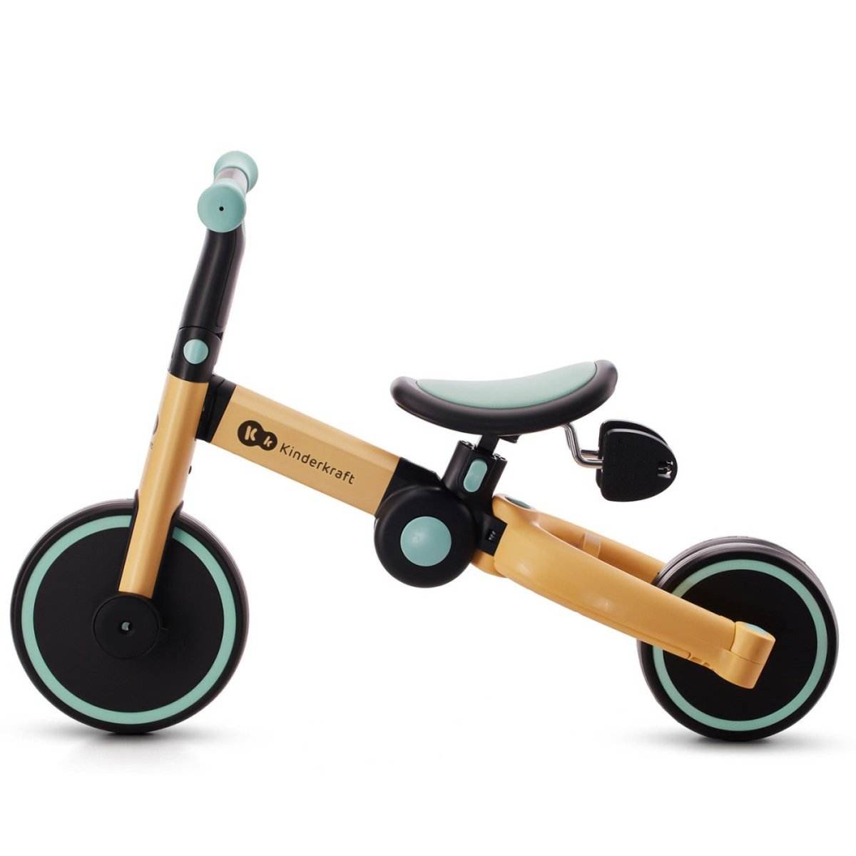 BICICLETA DE ECHILIBRU / TRICICLETA KINDERKRAFT 4TRIKE, SUNFLOWER BLUE - Atelieru' lui Mesterica