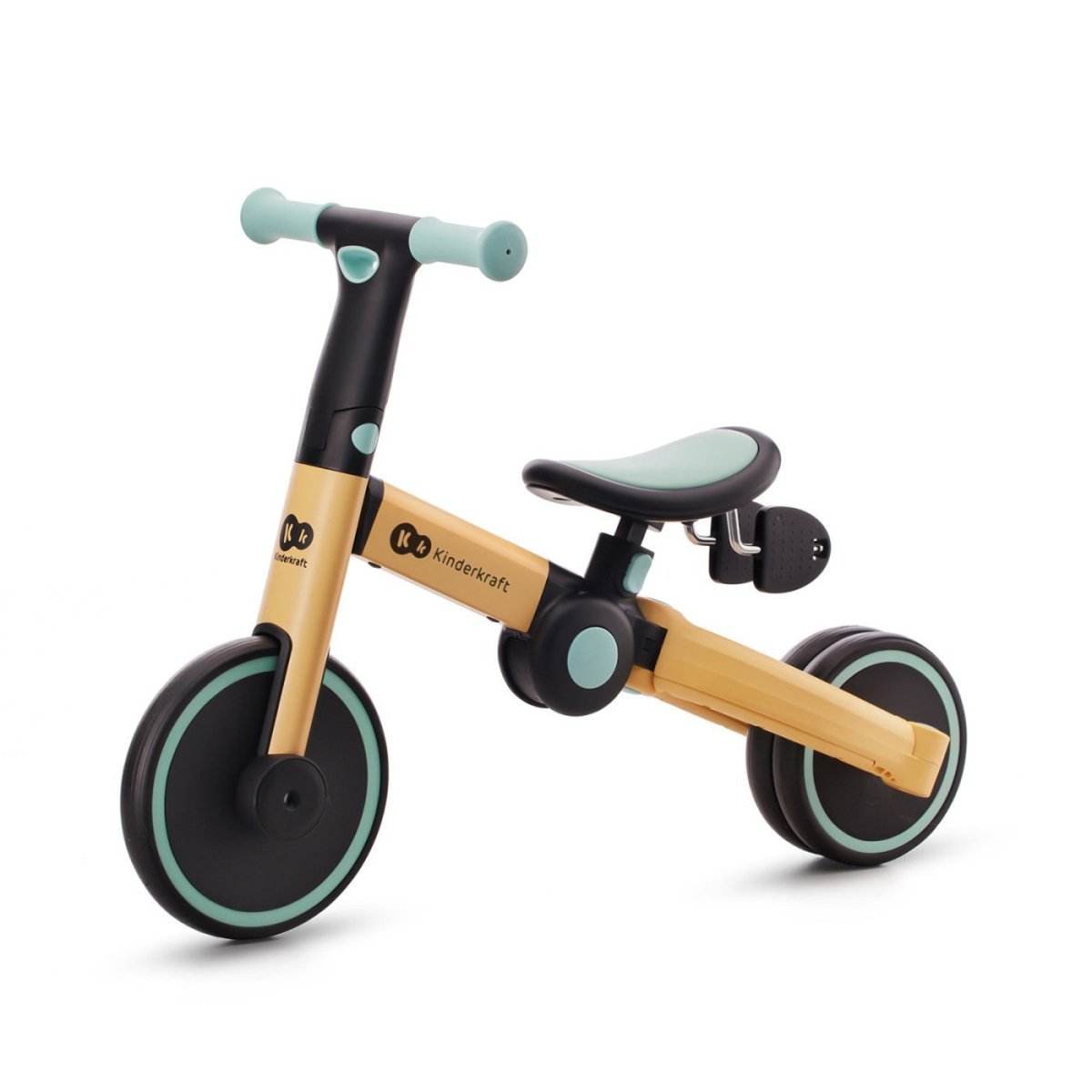 BICICLETA DE ECHILIBRU / TRICICLETA KINDERKRAFT 4TRIKE, SUNFLOWER BLUE - Atelieru' lui Mesterica