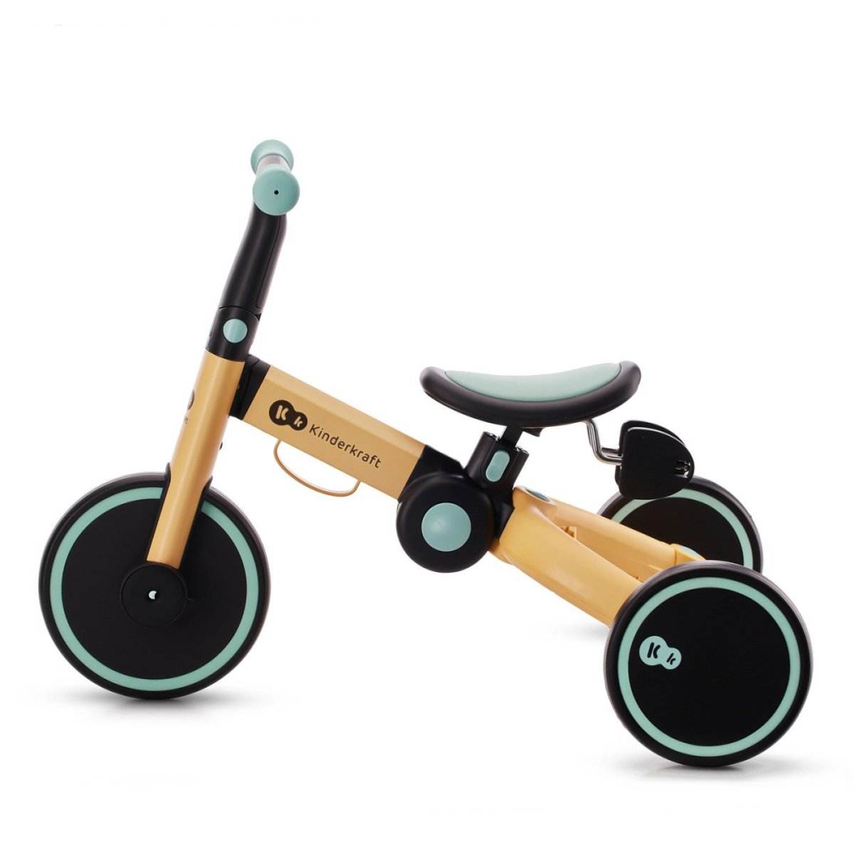 BICICLETA DE ECHILIBRU / TRICICLETA KINDERKRAFT 4TRIKE, SUNFLOWER BLUE - Atelieru' lui Mesterica