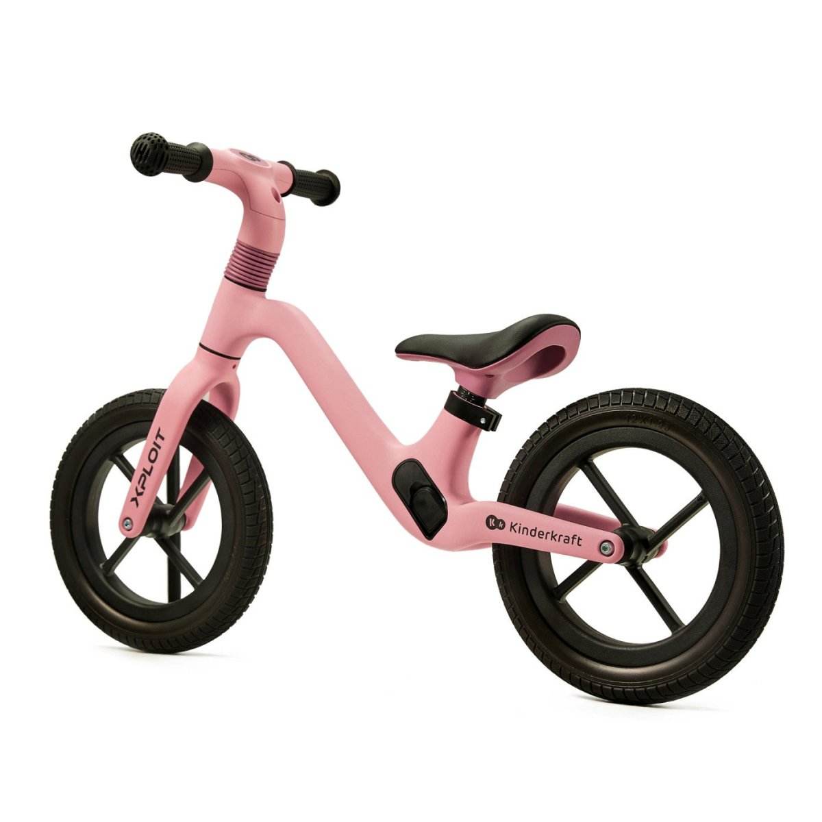BICICLETA FARA PEDALE KINDERKRAFT XPLOIT, BUBBLEGUM PINK Atelieru' lui Mesterica | Jucarii, haine si incaltaminte pentru copii