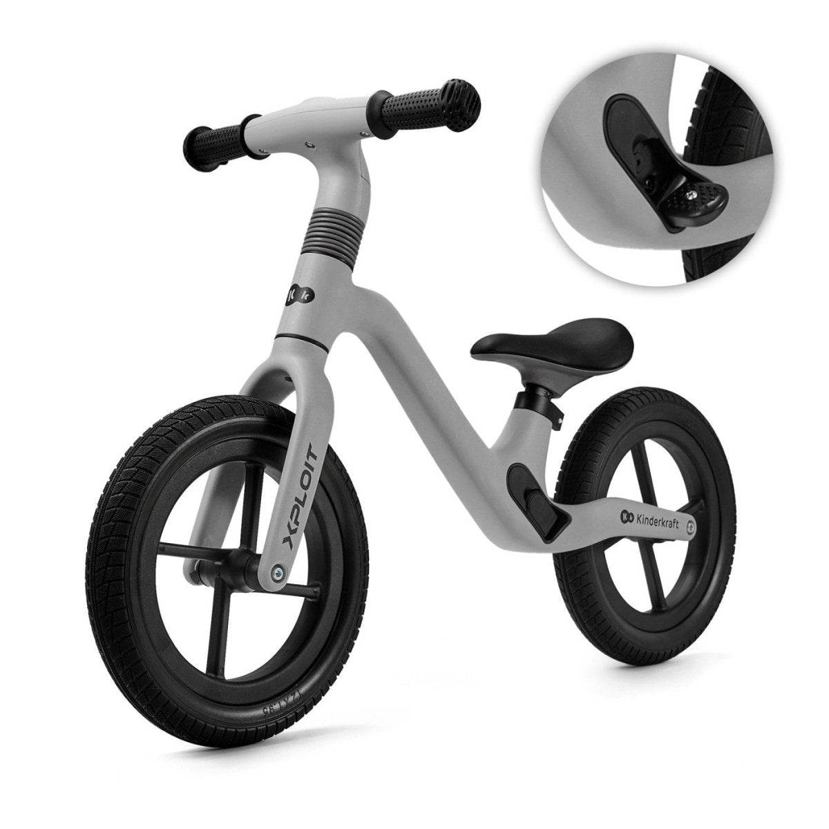 BICICLETA FARA PEDALE KINDERKRAFT XPLOIT, MOONSILVER Atelieru' lui Mesterica | Jucarii, haine si incaltaminte pentru copii