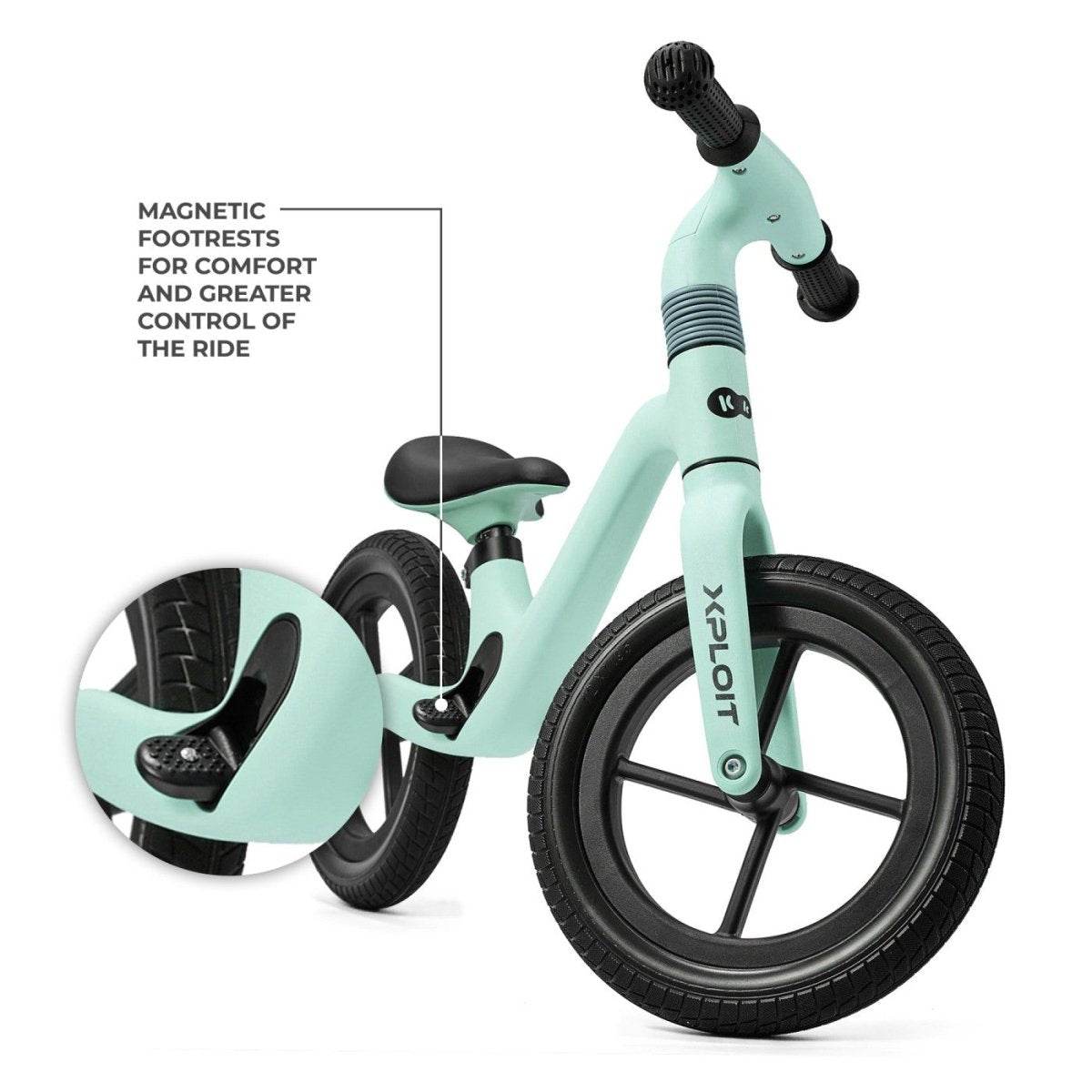 BICICLETA FARA PEDALE KINDERKRAFT XPLOIT, TURCOISE Atelieru' lui Mesterica | Jucarii, haine si incaltaminte pentru copii
