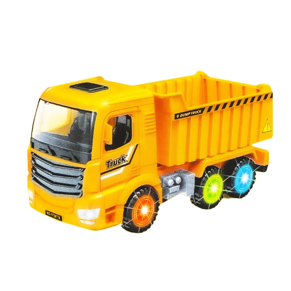 Camion cu frictiune, lumina/sunet, 25x11x12 cm Atelieru' lui Mesterica | Jucarii, haine si incaltaminte pentru copii