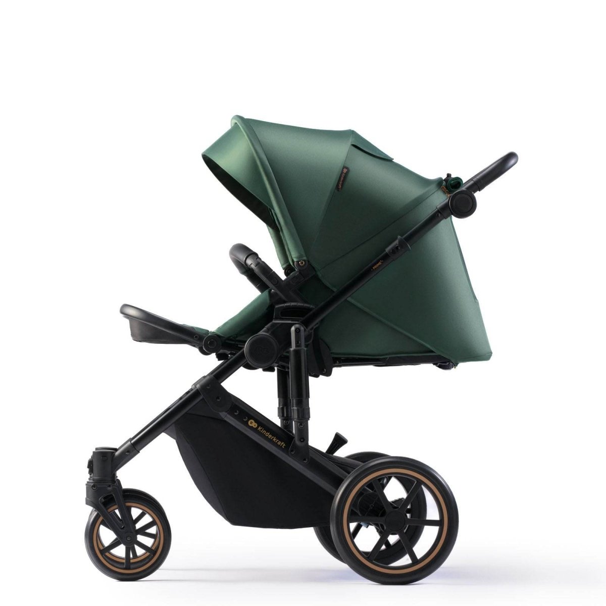 CARUCIOR 2 IN 1 KINDERKRAFT PRIME 2, DARK GREEN Atelieru' lui Mesterica | Jucarii, haine si incaltaminte pentru copii