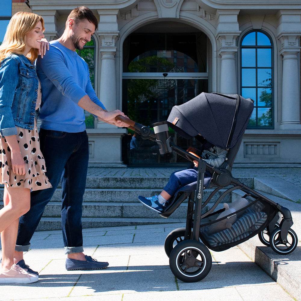 CARUCIOR KINDERKRAFT ALL ROAD, IMPERIAL BLUE Atelieru' lui Mesterica | Jucarii, haine si incaltaminte pentru copii