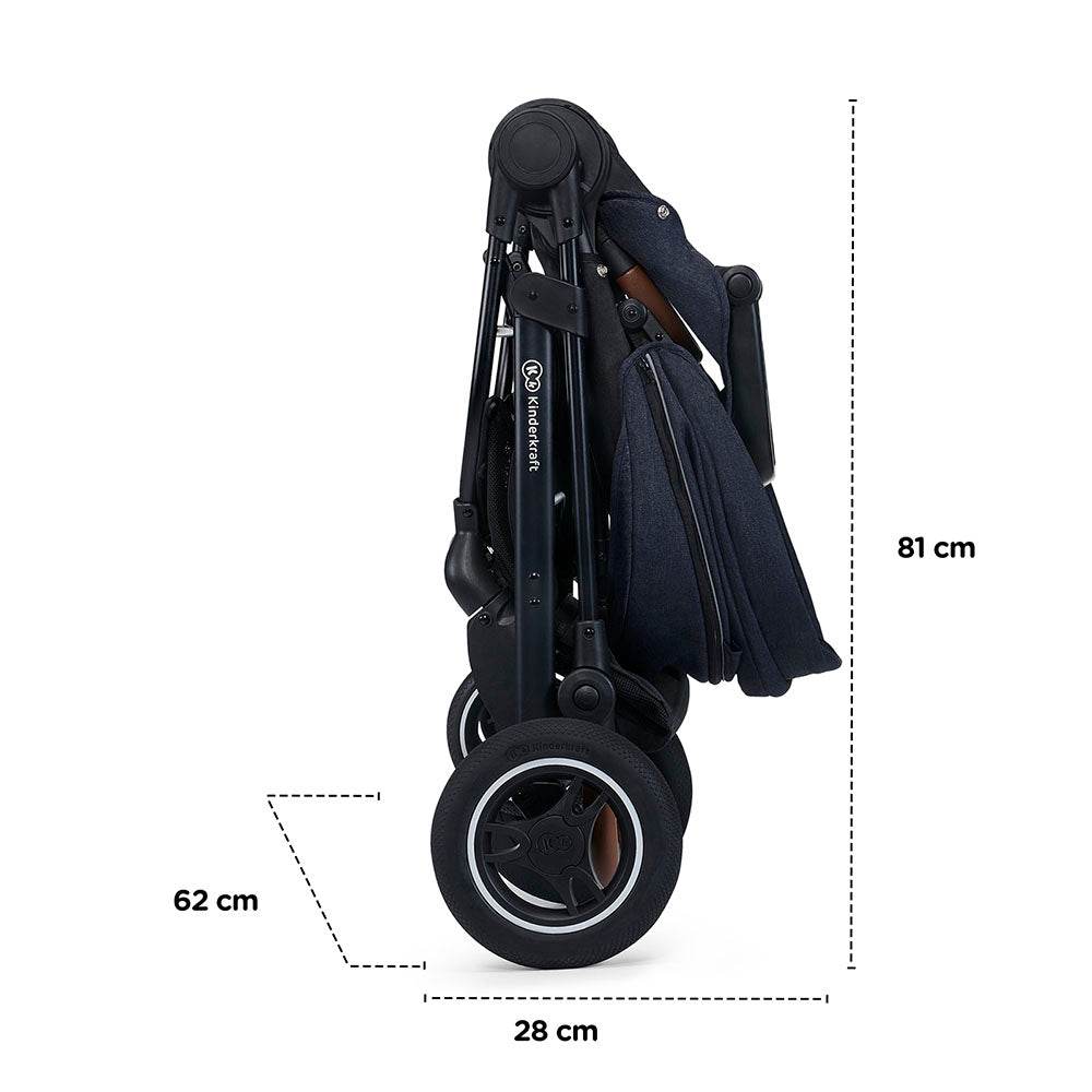 CARUCIOR KINDERKRAFT ALL ROAD, IMPERIAL BLUE Atelieru' lui Mesterica | Jucarii, haine si incaltaminte pentru copii