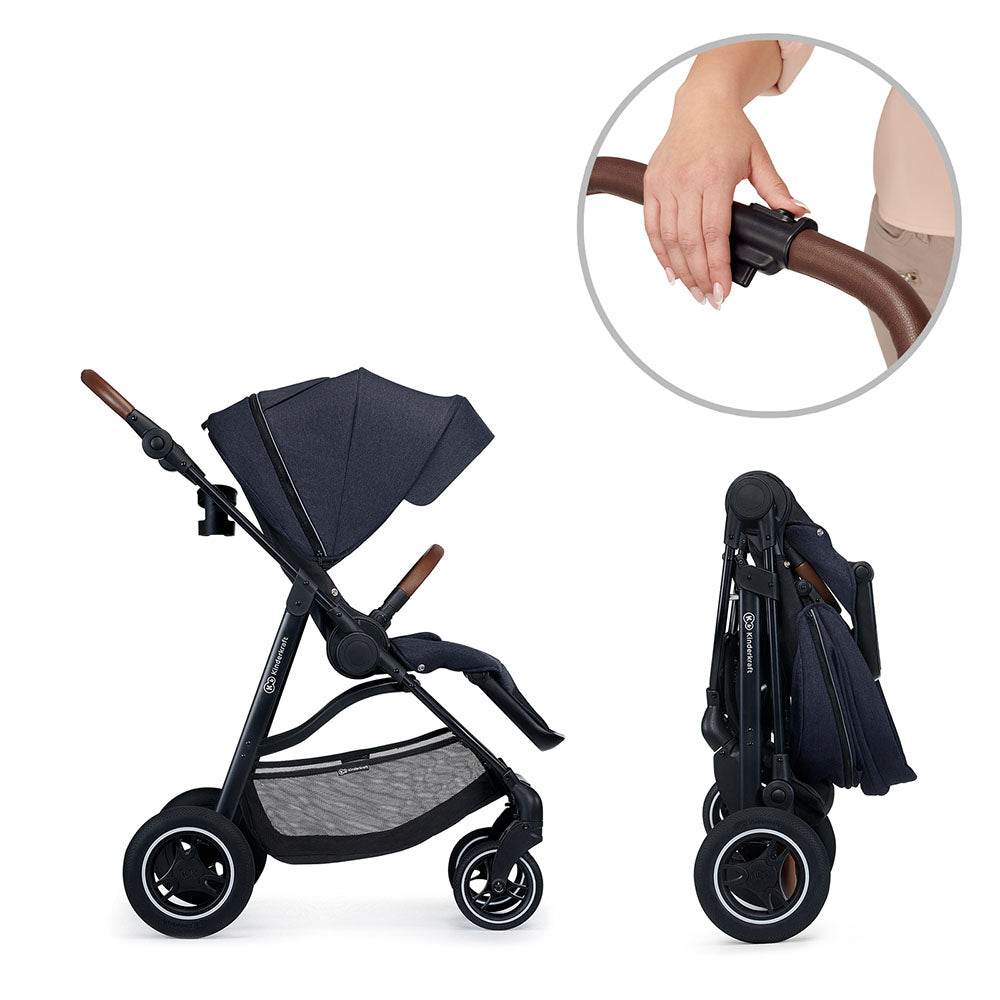 CARUCIOR KINDERKRAFT ALL ROAD, IMPERIAL BLUE Atelieru' lui Mesterica | Jucarii, haine si incaltaminte pentru copii