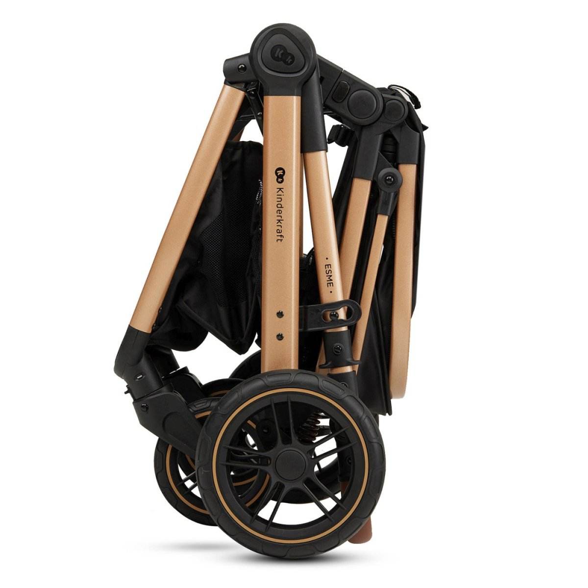 CARUCIOR KINDERKRAFT ESME, 3 IN 1, PURE BLACK Atelieru' lui Mesterica | Jucarii, haine si incaltaminte pentru copii