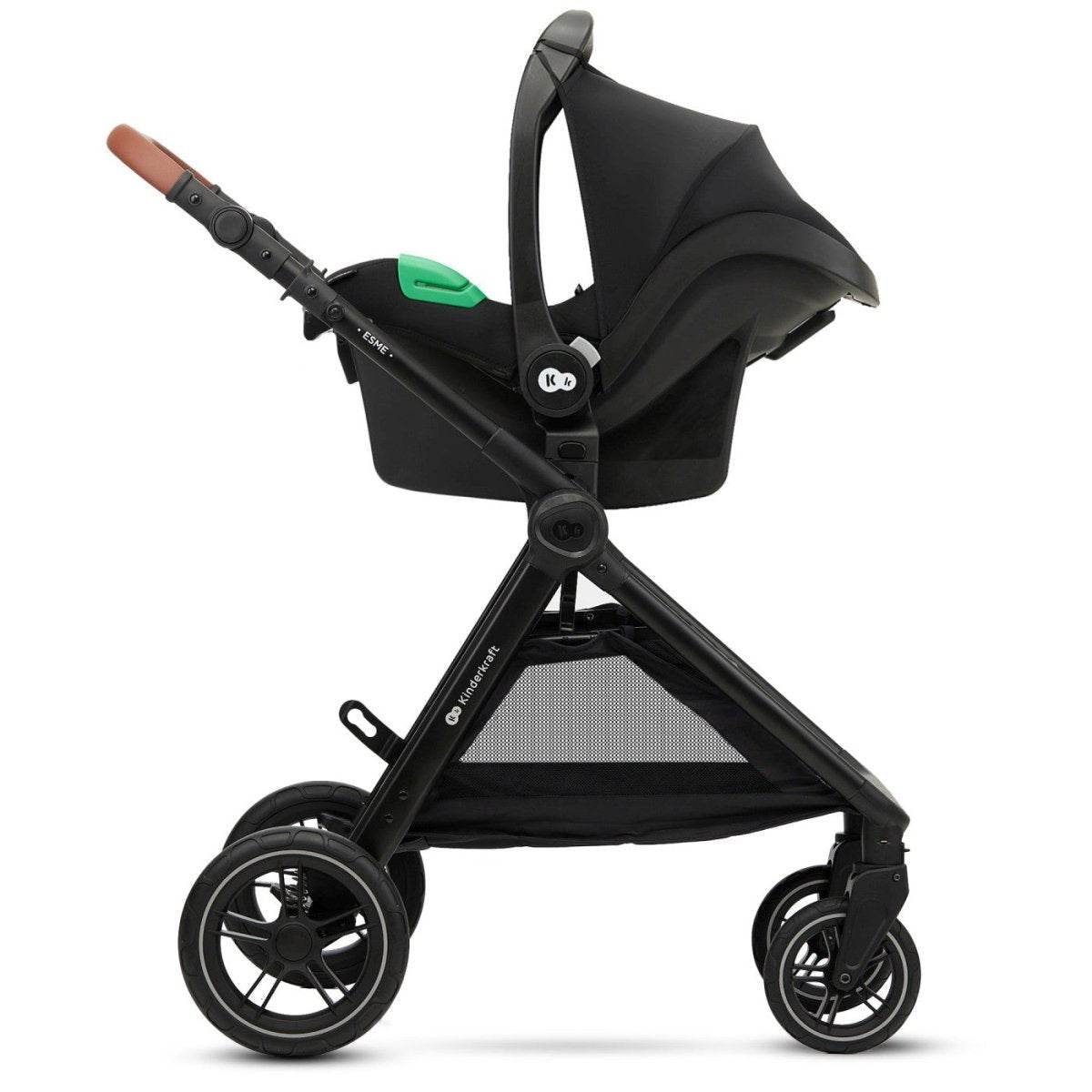 CARUCIOR KINDERKRAFT ESME, 3 IN 1, SAND BEIGE Atelieru' lui Mesterica | Jucarii, haine si incaltaminte pentru copii