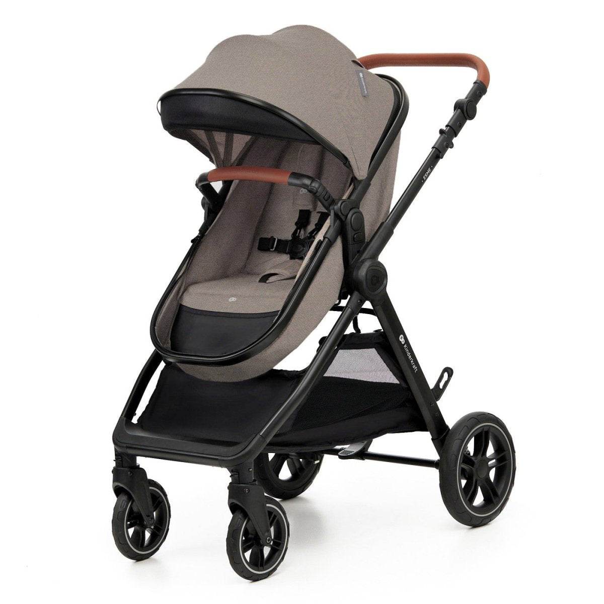 CARUCIOR KINDERKRAFT ESME, 3 IN 1, SAND BEIGE Atelieru' lui Mesterica | Jucarii, haine si incaltaminte pentru copii