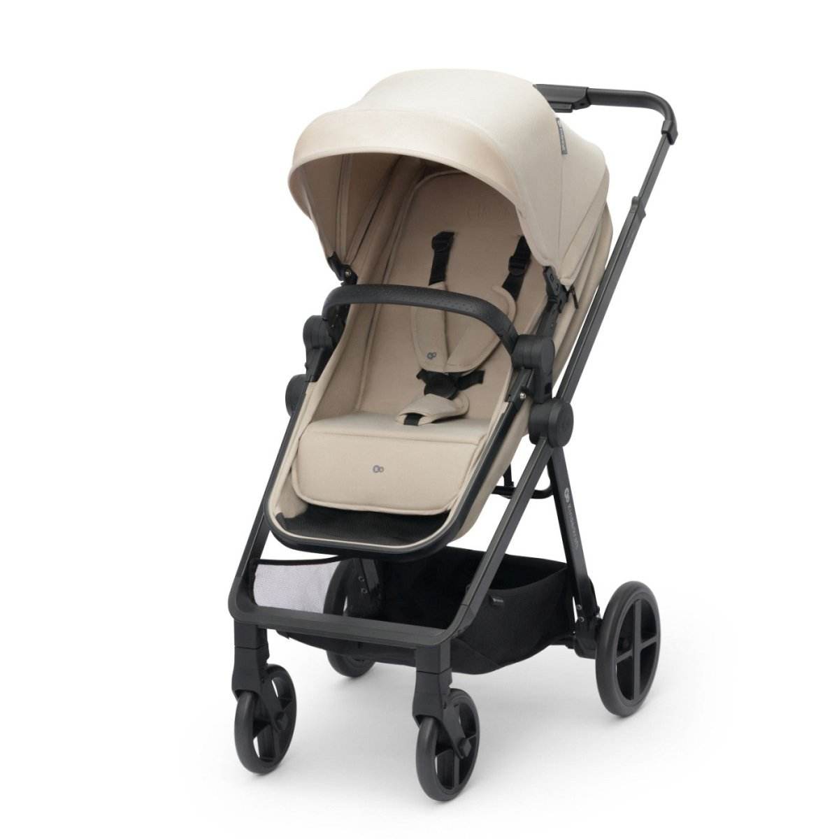 CARUCIOR KINDERKRAFT NEWLY, 4 IN 1, SAND BEIGE Atelieru' lui Mesterica | Jucarii, haine si incaltaminte pentru copii