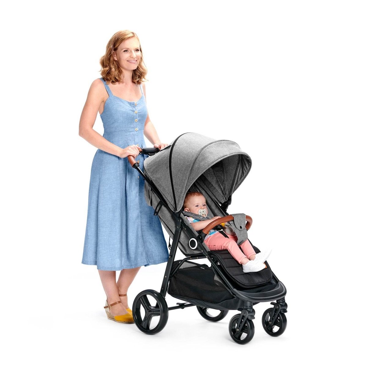 CARUCIOR SPORT KINDERKRAFT GRANDE PLUS, GREY Atelieru' lui Mesterica | Jucarii, haine si incaltaminte pentru copii