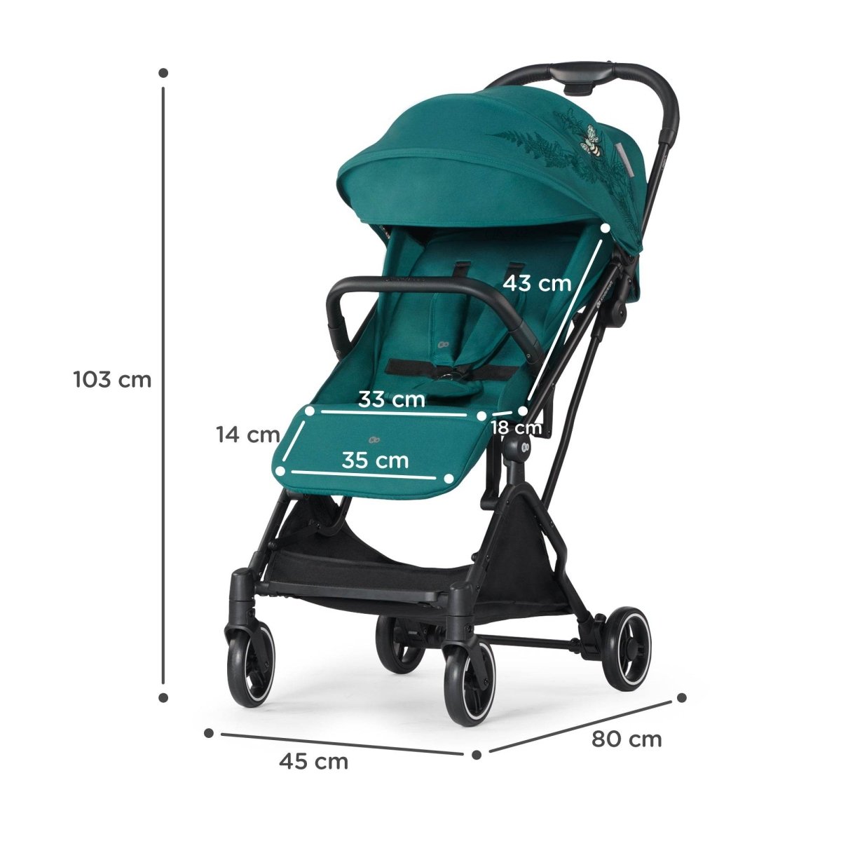 CARUCIOR SPORT KINDERKRAFT INDY2, NATURE VIBES Atelieru' lui Mesterica | Jucarii, haine si incaltaminte pentru copii