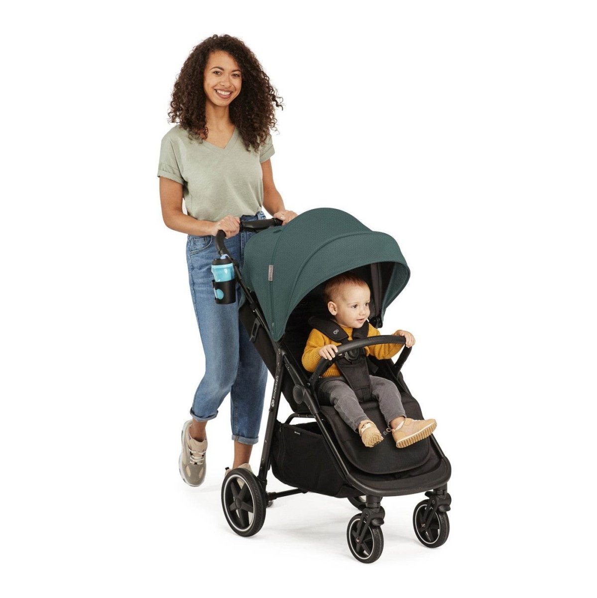 CARUCIOR SPORT KINDERKRAFT ROUTE, EMERALD GREEN Atelieru' lui Mesterica | Jucarii, haine si incaltaminte pentru copii