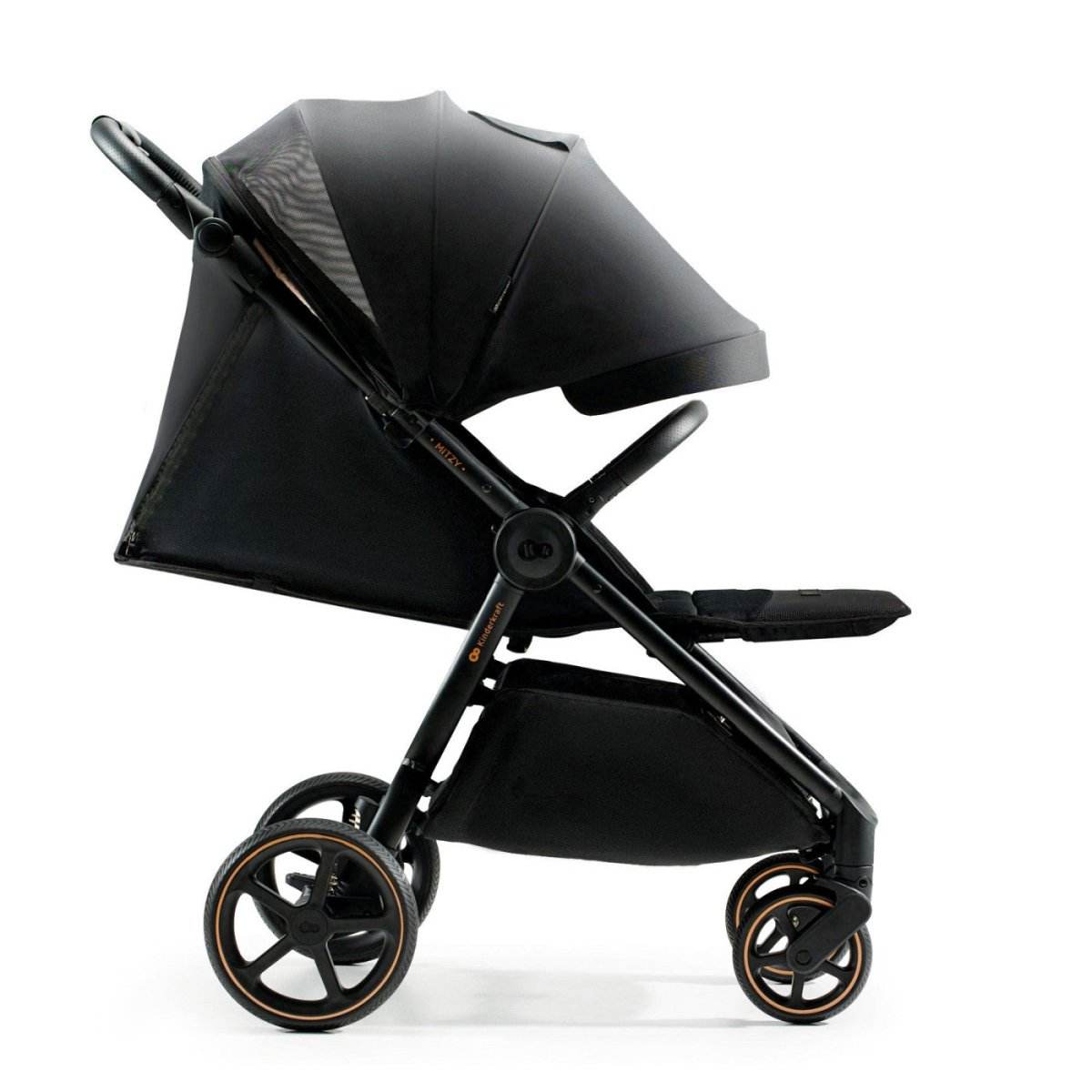 CARUCIOR SPORT, ULTRA COMPACT, KINDERKRAFT MITZY, 0-22 KG, BLACK INK - Atelieru' lui Mesterica