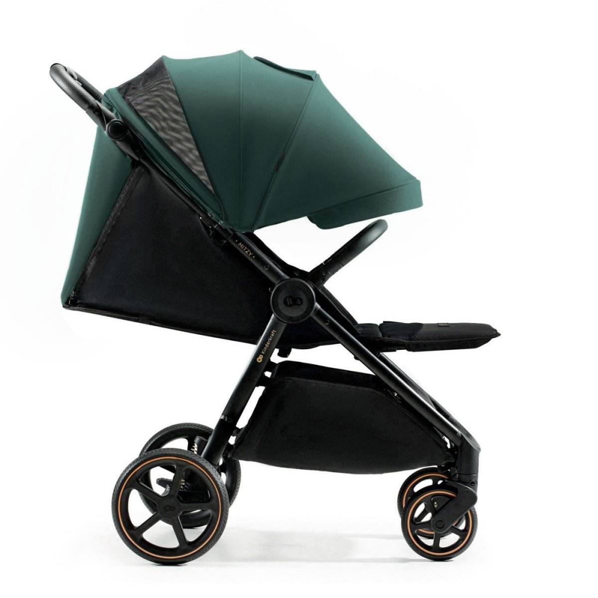 CARUCIOR SPORT, ULTRA COMPACT, KINDERKRAFT MITZY, 0 - 22 KG, JADE GREEN Atelieru' lui Mesterica | Jucarii, haine si incaltaminte pentru copii