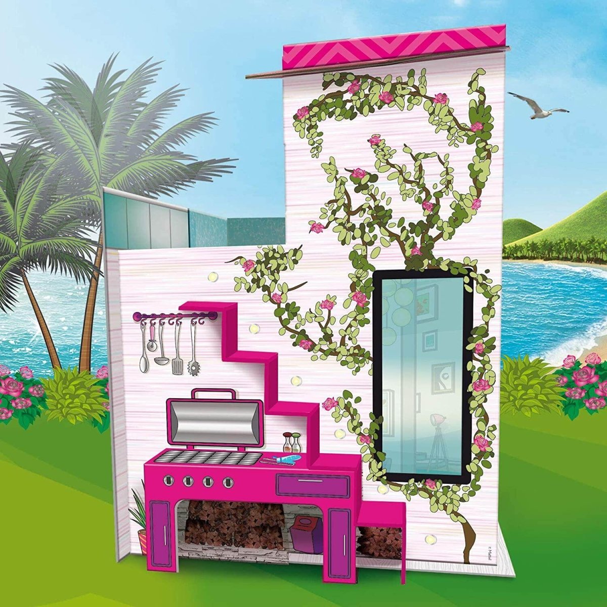 Casa din Malibu - Barbie Atelieru' lui Mesterica | Jucarii, haine si incaltaminte pentru copii