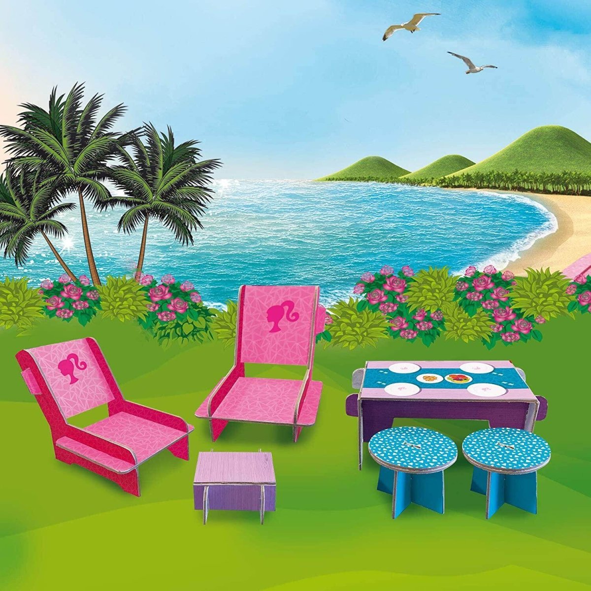 Casa din Malibu - Barbie Atelieru' lui Mesterica | Jucarii, haine si incaltaminte pentru copii