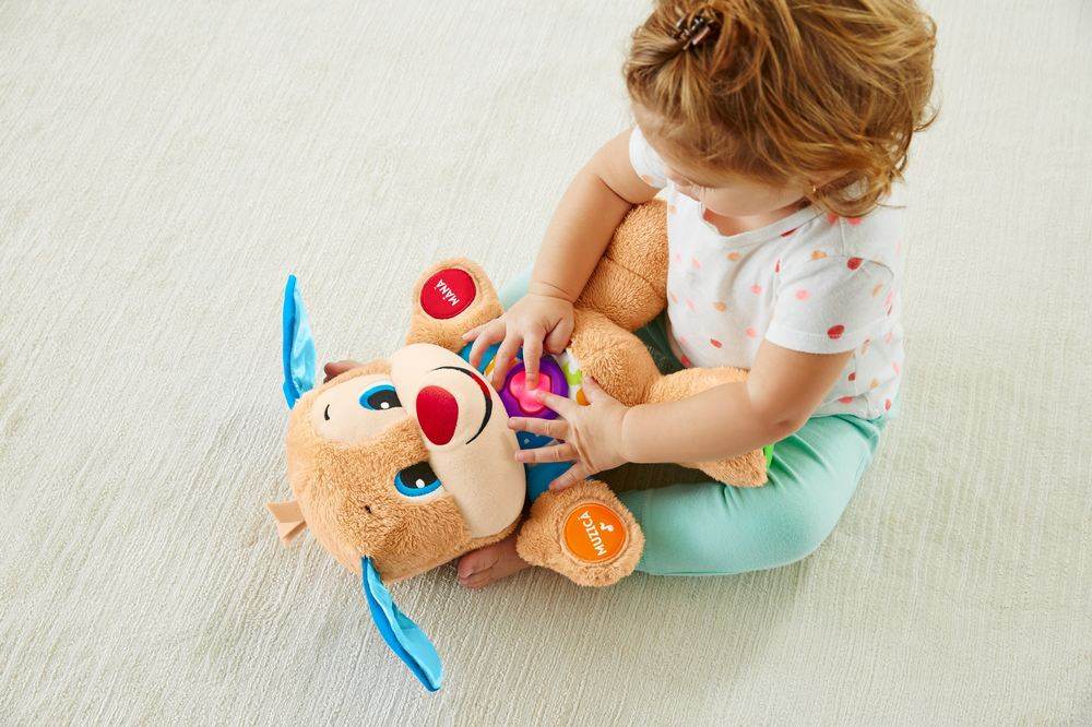 CATELUSUL VORBITOR SI EDUCATIV LIMBA ROMANA FISHER PRICE Atelieru' lui Mesterica | Jucarii, haine si incaltaminte pentru copii