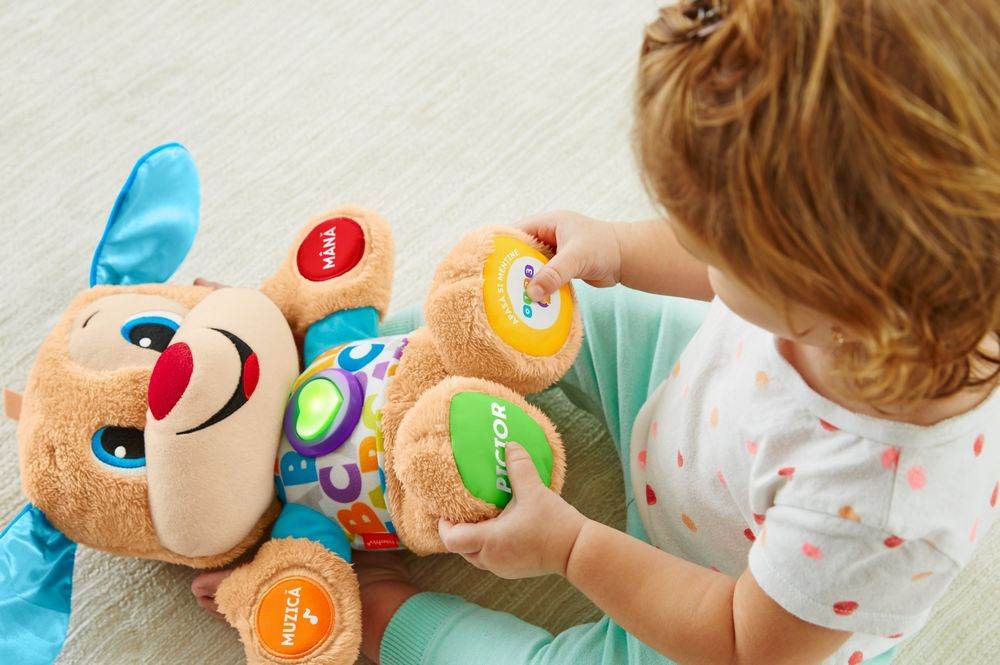 CATELUSUL VORBITOR SI EDUCATIV LIMBA ROMANA FISHER PRICE - Atelieru' lui Mesterica