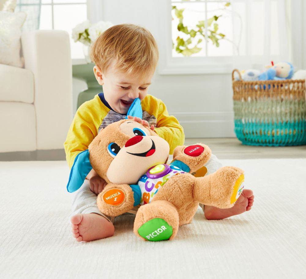 CATELUSUL VORBITOR SI EDUCATIV LIMBA ROMANA FISHER PRICE Atelieru' lui Mesterica | Jucarii, haine si incaltaminte pentru copii