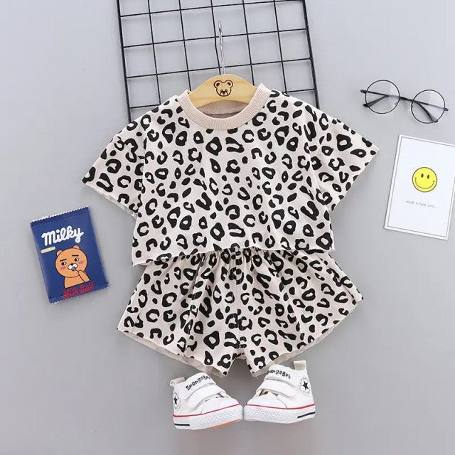 Costumas pentru fetite - Leopardul crem Atelieru' lui Mesterica | Jucarii, haine si incaltaminte pentru copii