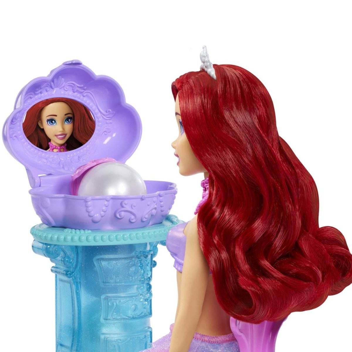 DISNEY PRINCESS PAPUSA ARIEL SI MASUTA DE MACHIAJ CU SURPRIZE - Atelieru' lui Mesterica