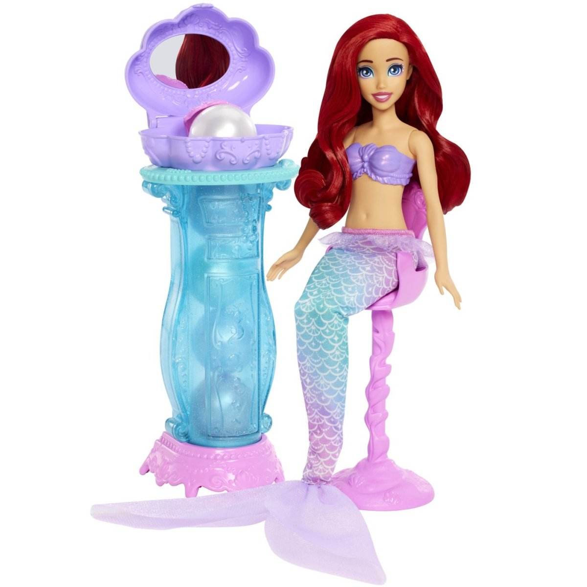 DISNEY PRINCESS PAPUSA ARIEL SI MASUTA DE MACHIAJ CU SURPRIZE - Atelieru' lui Mesterica
