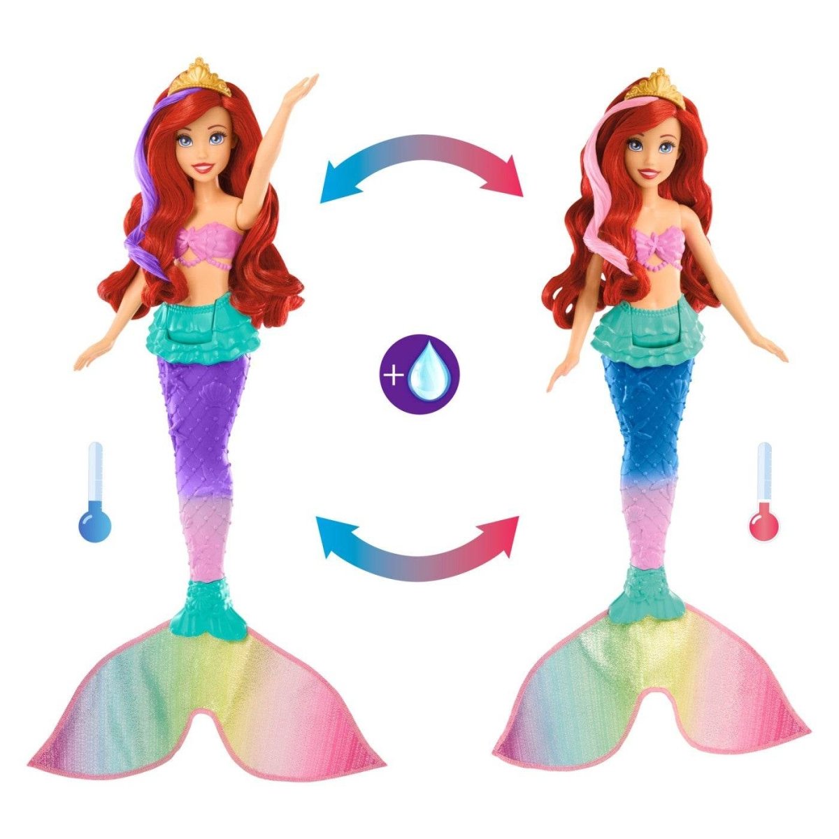 DISNEY PRINCESS PAPUSA PRINTESA ARIEL SIRENA Atelieru' lui Mesterica | Jucarii, haine si incaltaminte pentru copii