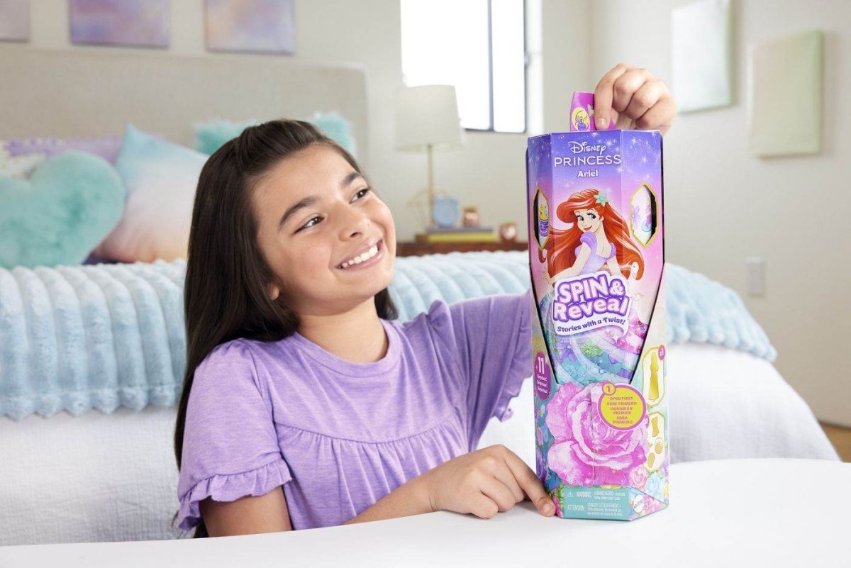 DISNEY PRINCESS SPIN AND REVEAL PAPUSA ARIEL - Atelieru' lui Mesterica