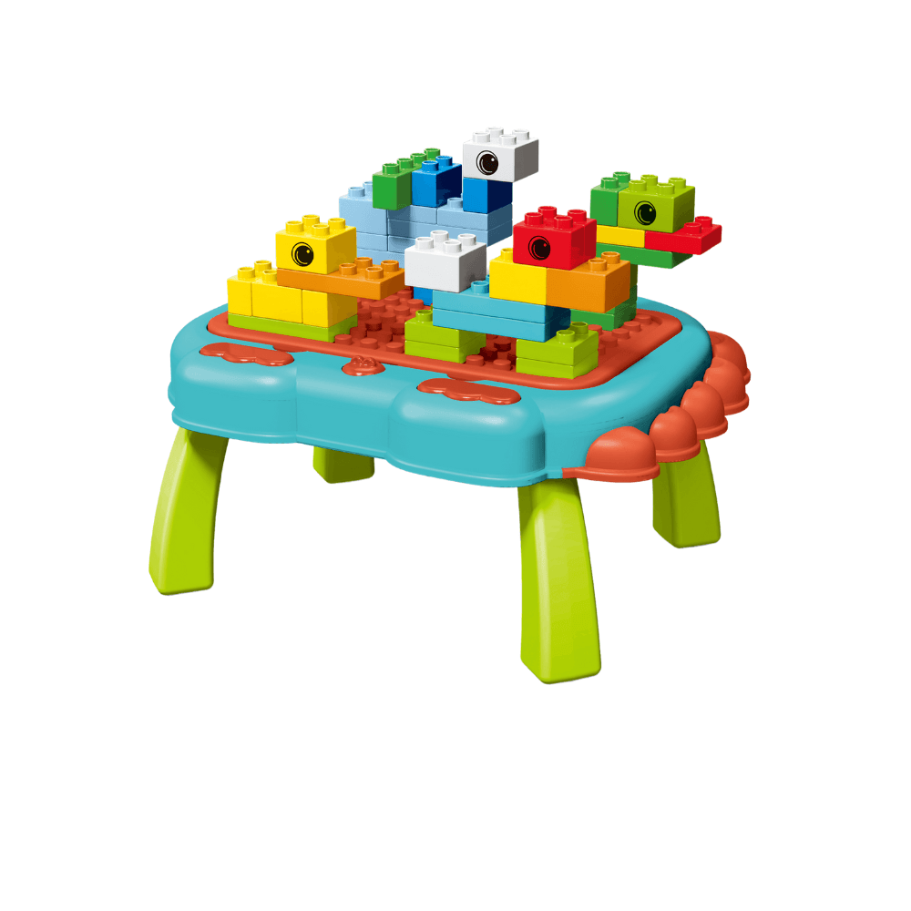 Masuta multifunctionala 3 in 1 pentru constructie - Dinozaur - Atelieru' lui Mesterica