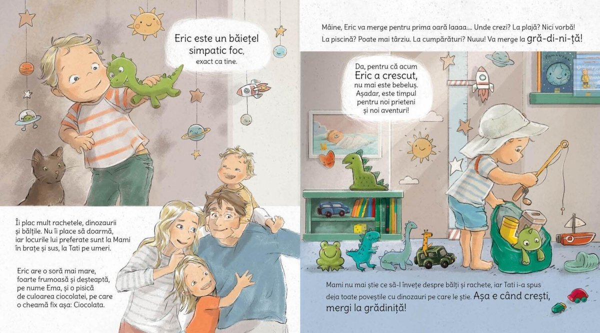 Eric merge la gradinita - Atelieru' lui Mesterica