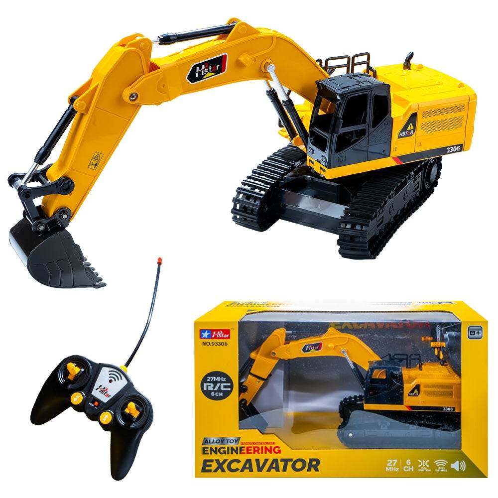 Excavator cu RC Atelieru' lui Mesterica | Jucarii, haine si incaltaminte pentru copii