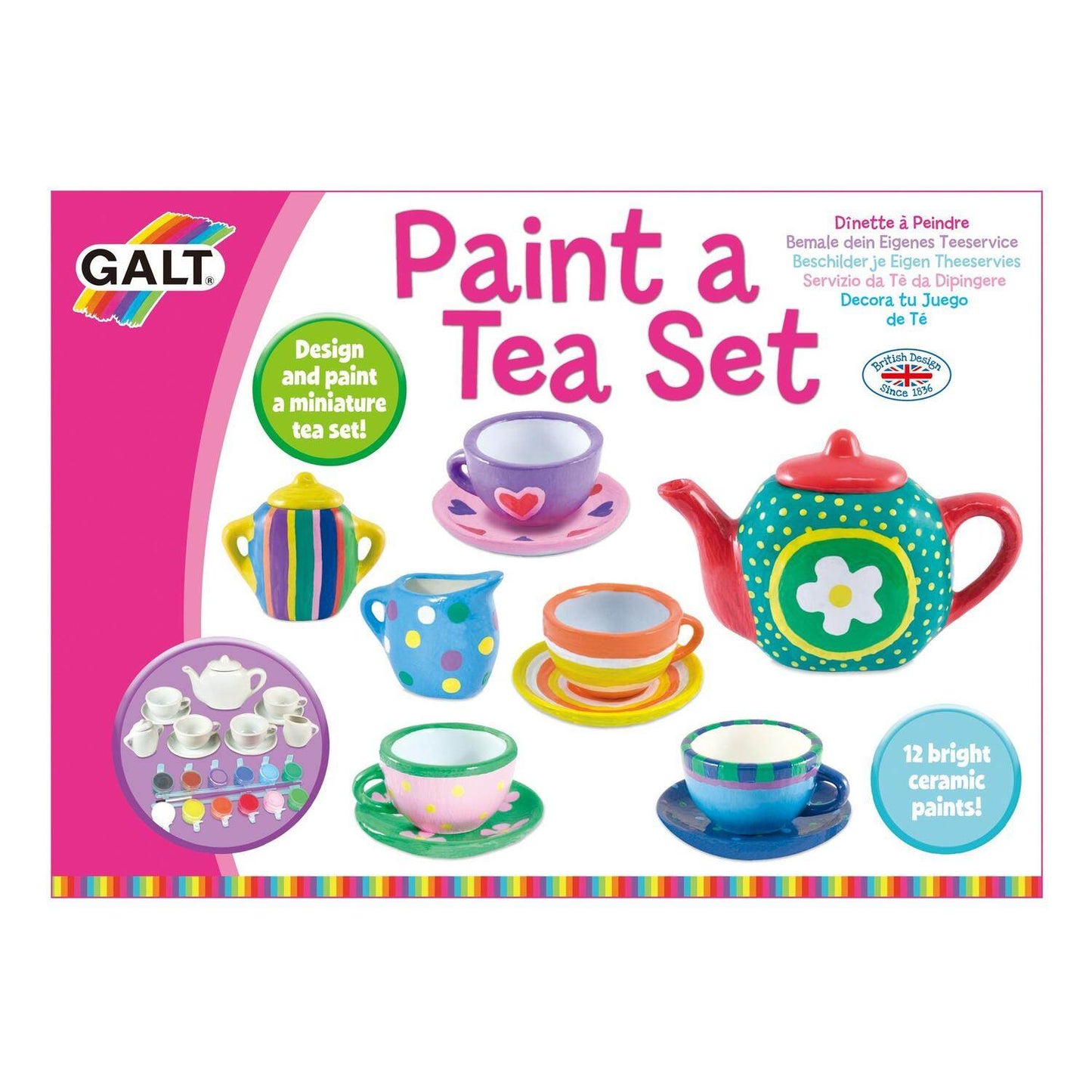 Set ceramica: Picteaza un set de ceai - Atelieru' lui Mesterica
