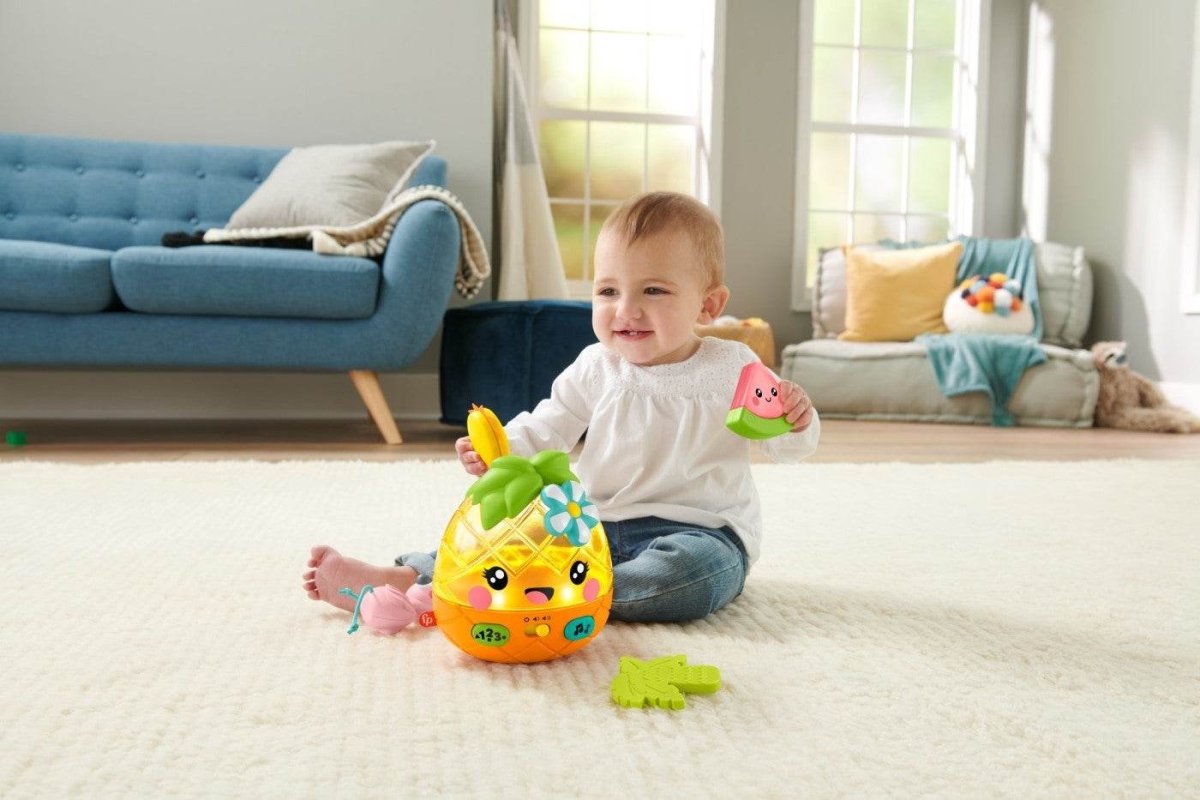 FISHER PRICE ANANAS CU SUNETE SI LUMINI Atelieru' lui Mesterica | Jucarii, haine si incaltaminte pentru copii