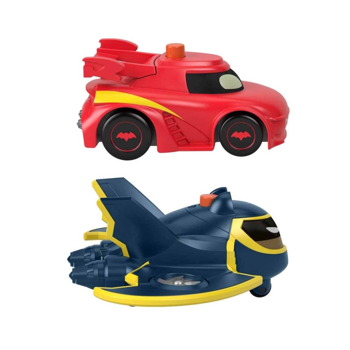 FISHER PRICE BATWHEELS SET 2 MASINUTE CU LUMINI REDBIRD SI BATWING SCARA 1:55 - Atelieru' lui Mesterica
