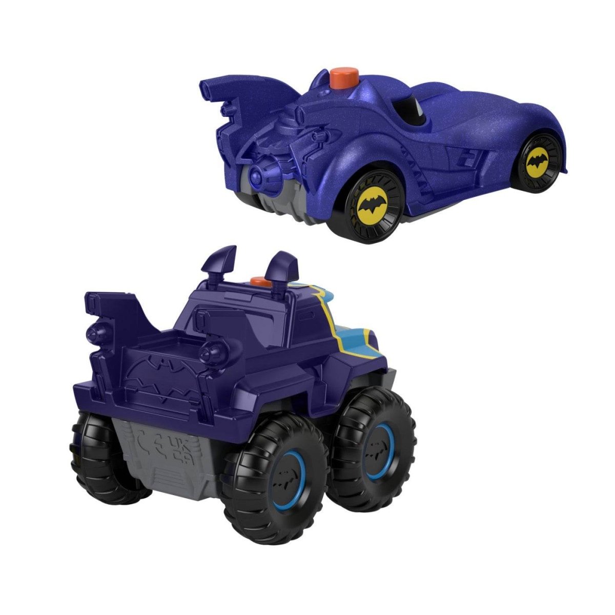 FISHER PRICE BATWHEELS SET 2 MASINUTE CU LUMINI SCARA 1:55 - Atelieru' lui Mesterica