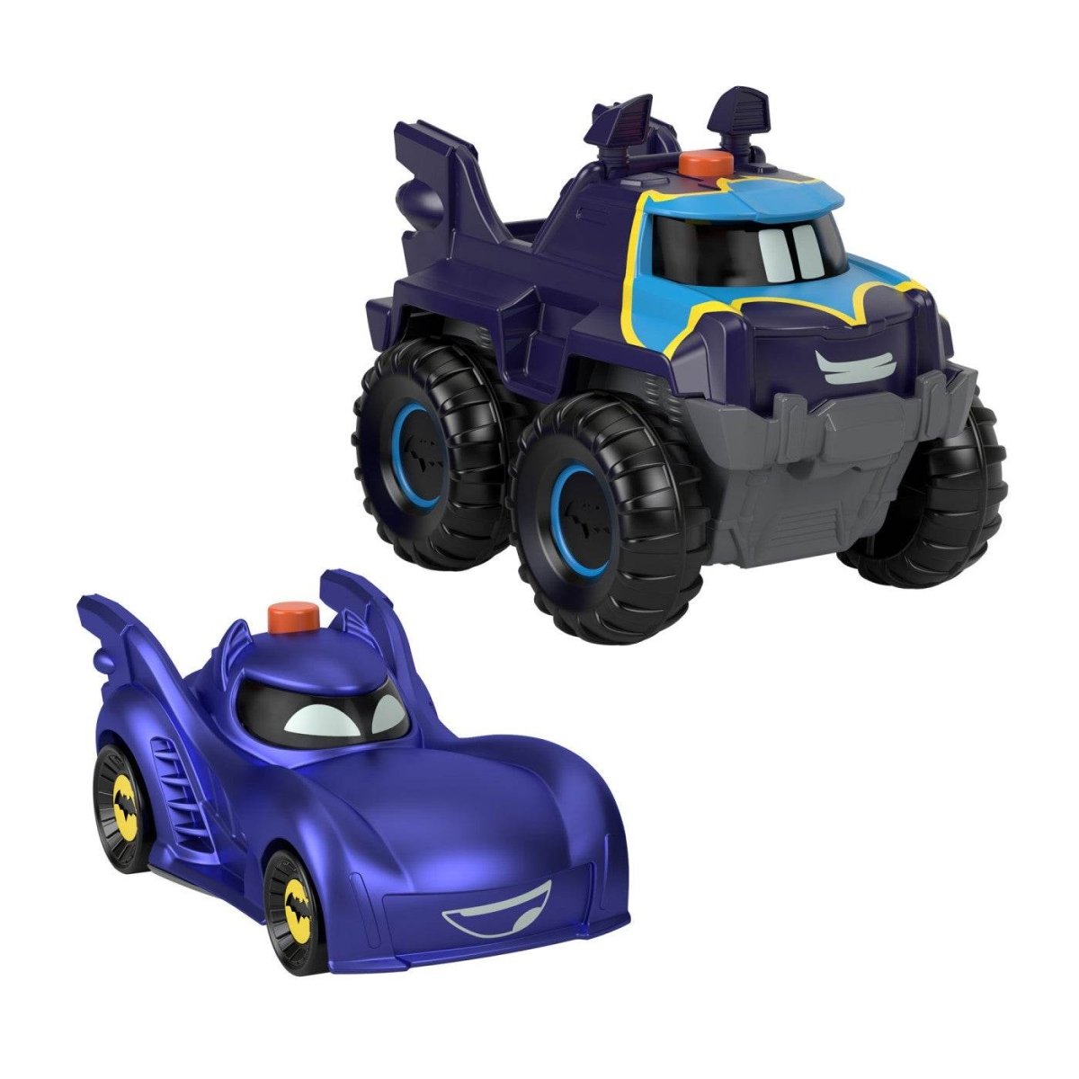 FISHER PRICE BATWHEELS SET 2 MASINUTE CU LUMINI SCARA 1:55 - Atelieru' lui Mesterica