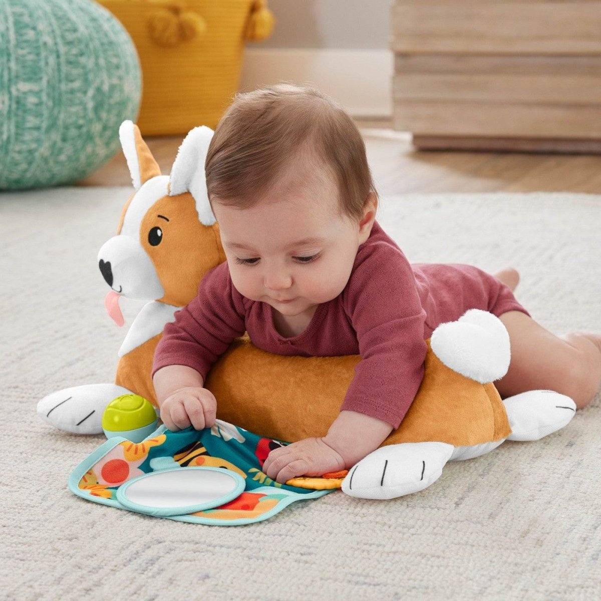 FISHER PRICE CATELUS 3 IN 1 TUMMY WEDGE Atelieru' lui Mesterica | Jucarii, haine si incaltaminte pentru copii